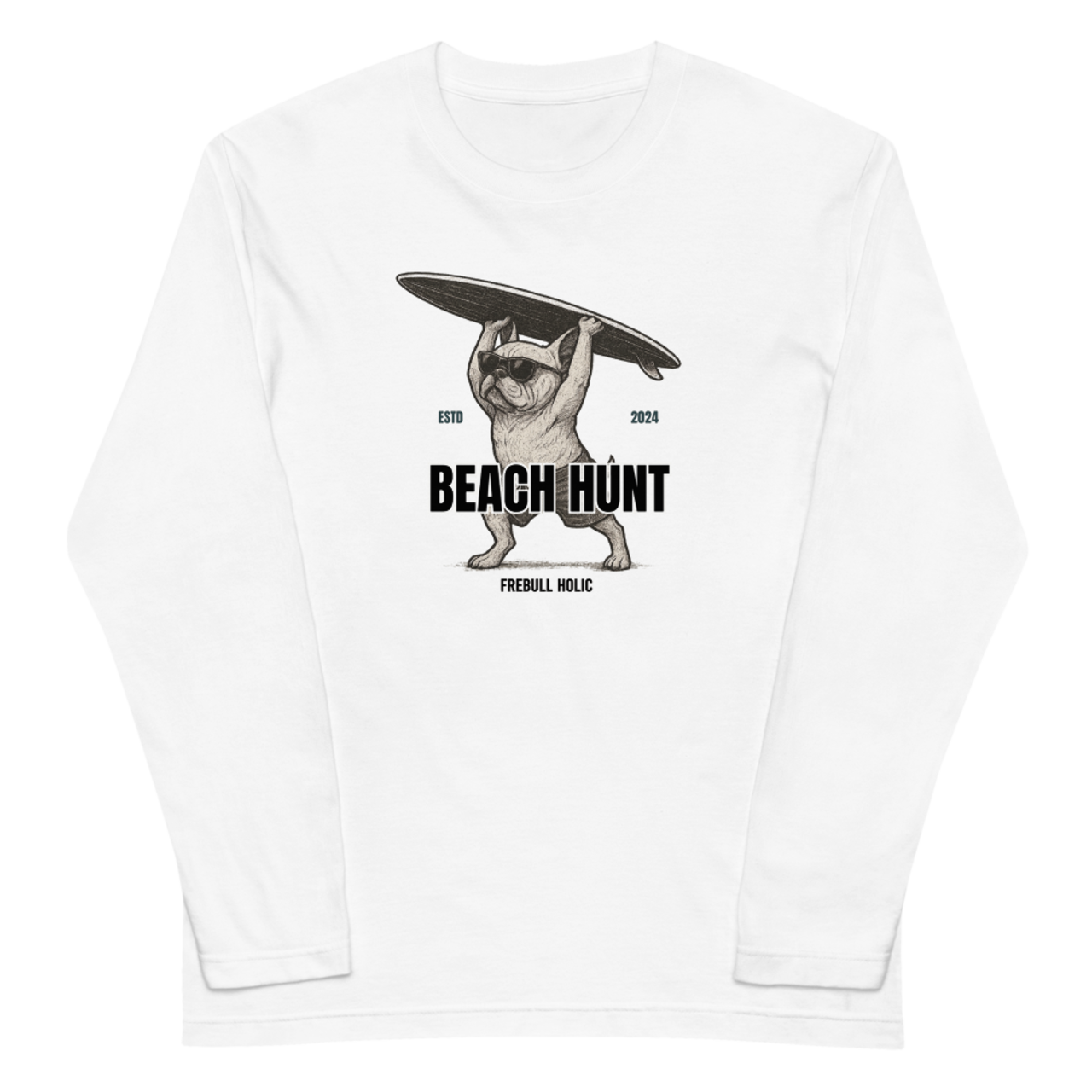 FREBULL SURF ユニセックス 長袖Ｔシャツ (2colors) P00334