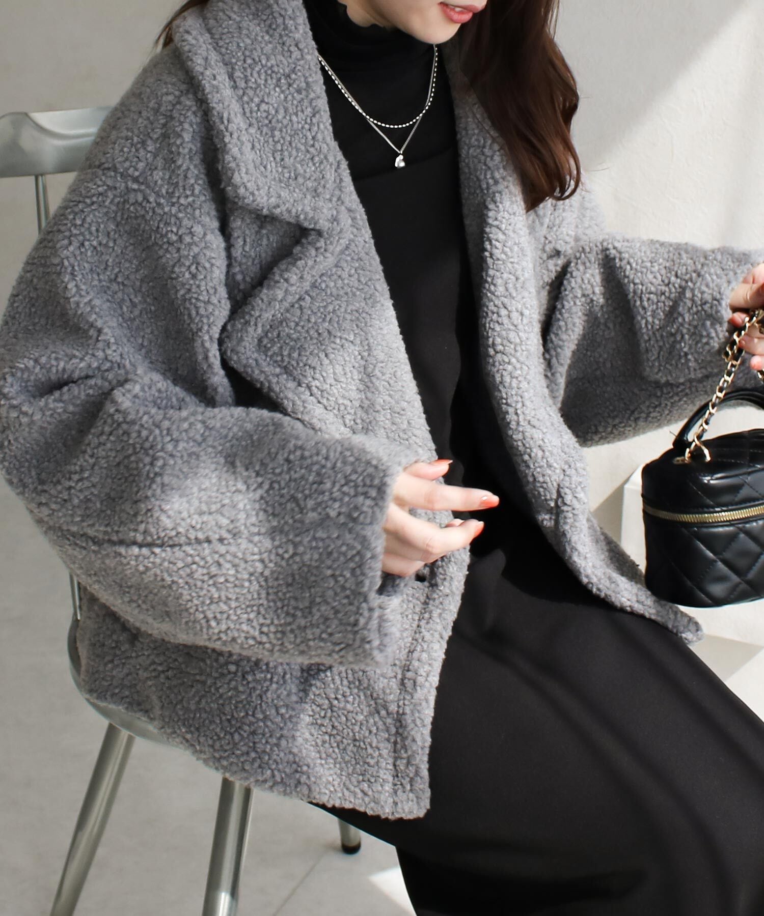 ショート丈ボアコート | SocialGIRL（ソーシャルガール公式）