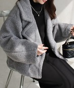 ショート丈ボアコート