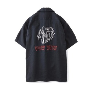 AT-DIRTY/POW WOW S/S SHIRT (BLACK)
