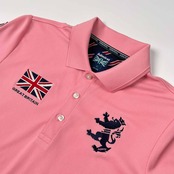 美品 ADMIRAL GOLF アドミラル ゴルフ メッシュ 半袖 ポロシャツ サイズM /メンズ/ピンク
