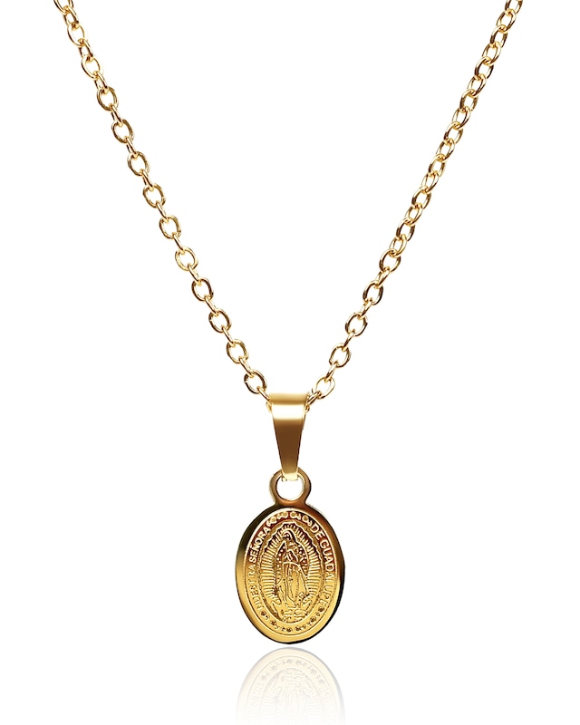 Maria coin necklace gold stainless steel S size