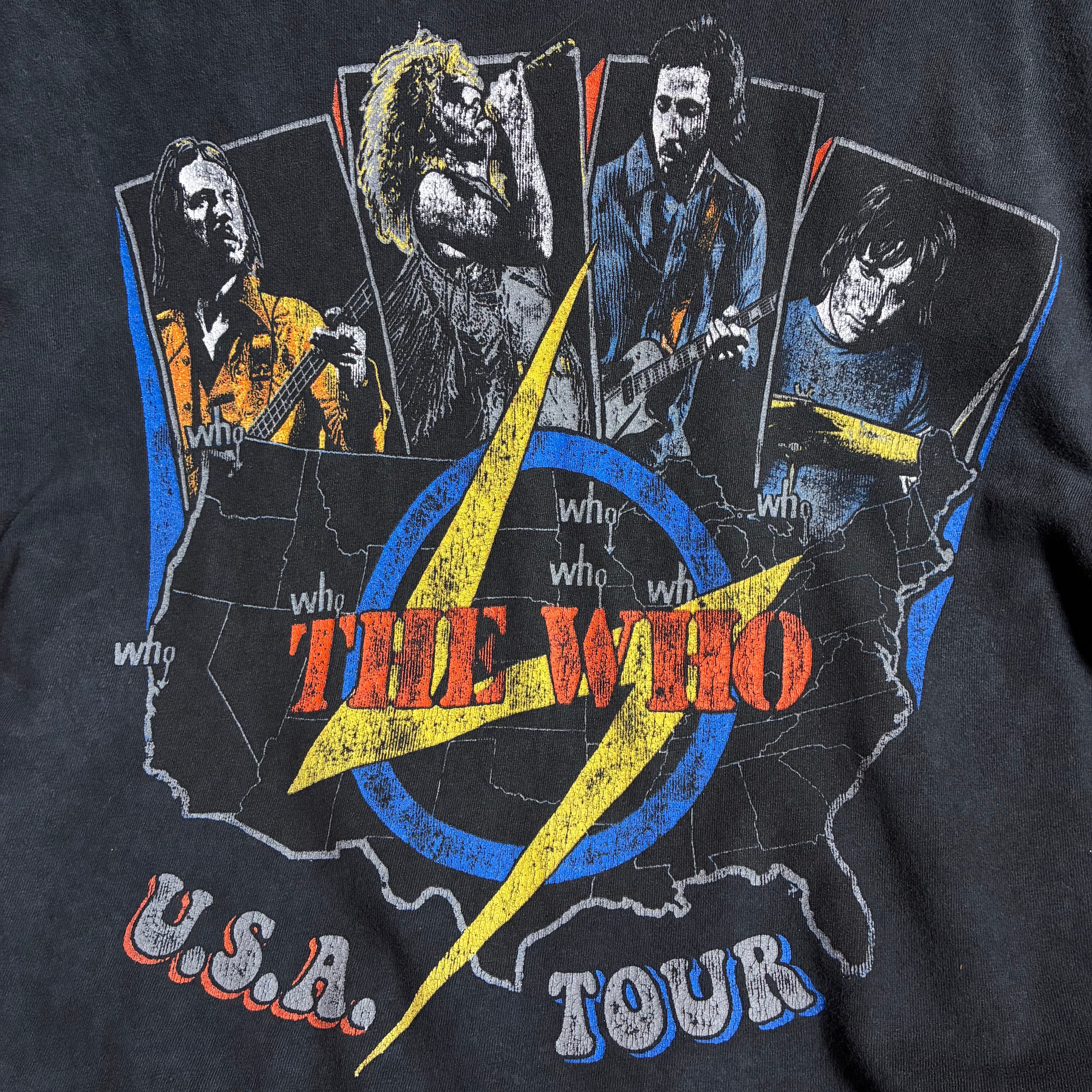 The Who バンドTシャツ　ブラック　ザ・フー The Who バンドTシャツ ブラック ザ・フー | 古着屋 the moon