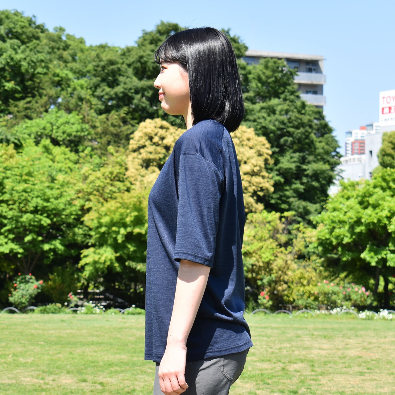 速乾メリノウール・リラックスTシャツ（登山用ベースレイヤー）
