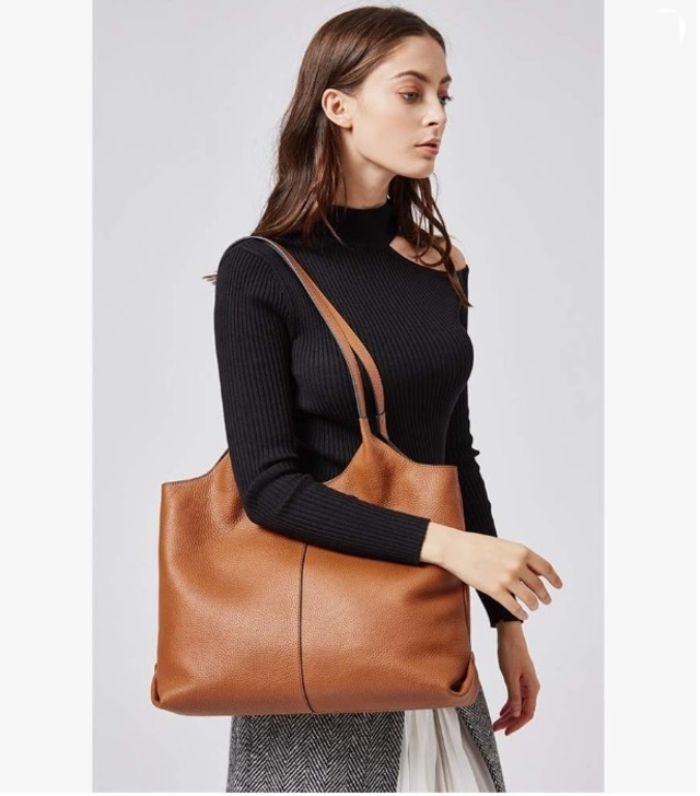 BOSTANTEN Women Handbags Designer Shoulder Tote Bag Soft Genuine ...