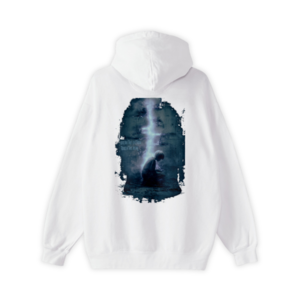 WALL BREAKER　Garment dye Hoodie White [T0008]