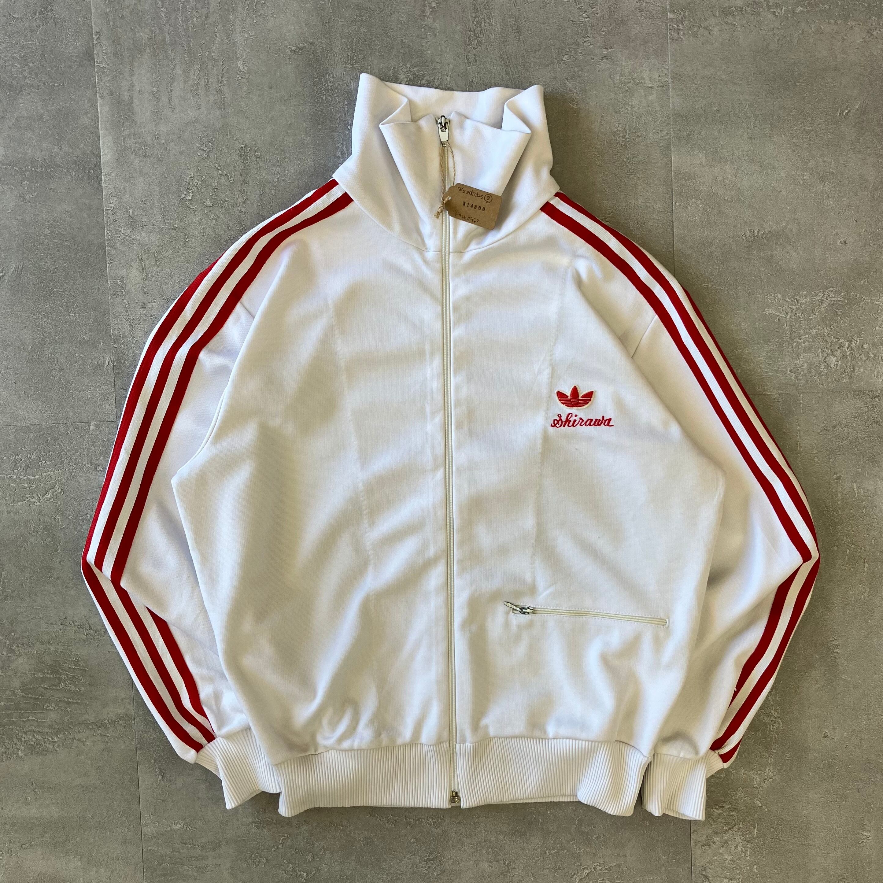 adidas 70s vintage トラックジャケット デサントボディ 刺繍 No.1769