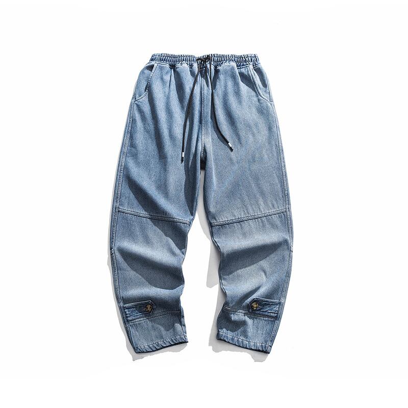 【新作】【送料無料】 Road、Vintage、Autumn and Winter、ese Style、Simple Trend、Pure Color、Warm、Fleece Washed Workwear、Foot Loop Pants Men-Alibaba オータム 秋物 ウィンター 冬物 ピュア ビンテージ hip6-161196447560016