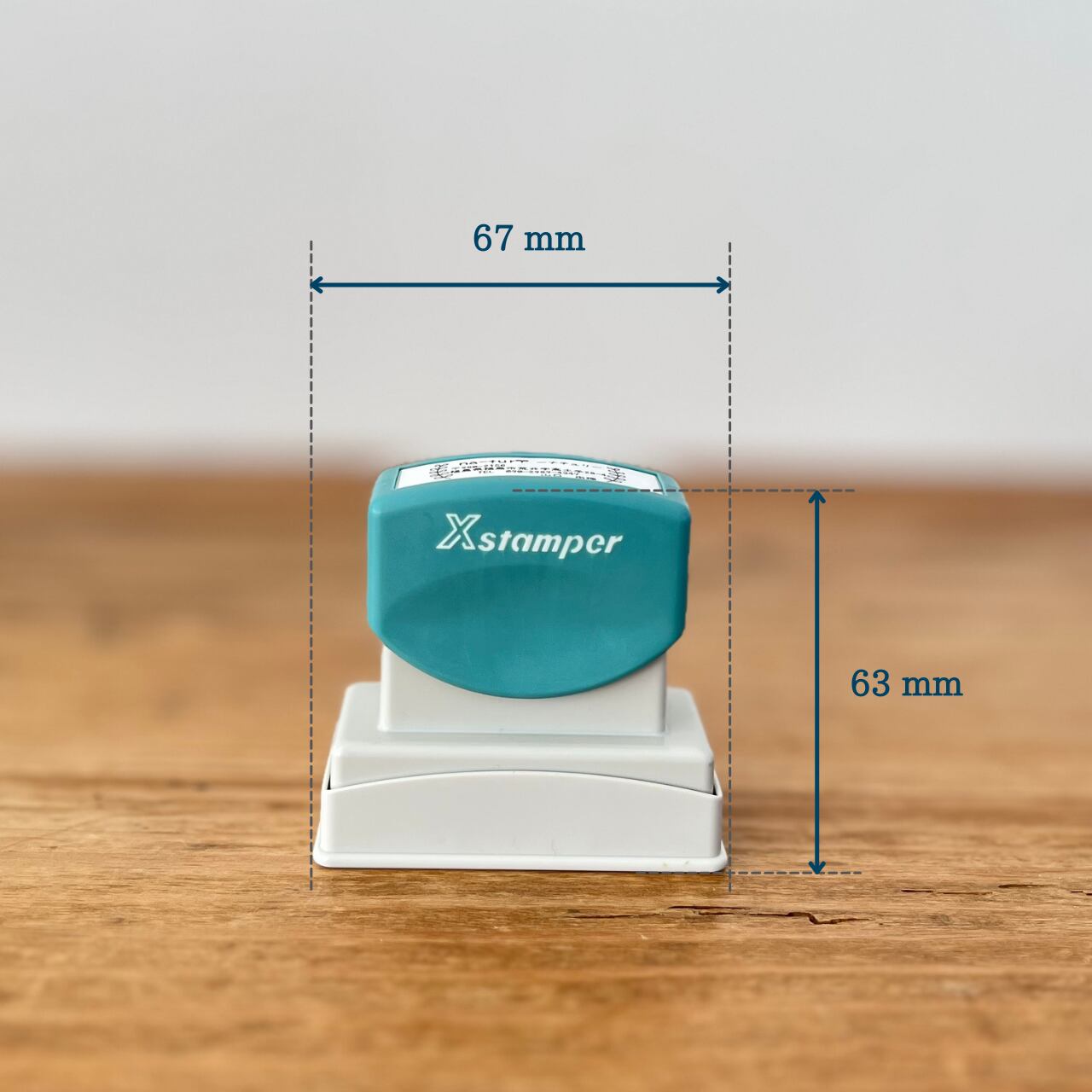 はんこ ハンコ かわいい オーダー デザイン持ち込み シャチハタ 社判 住所印 フリーデザイン 1850 18×50mm
