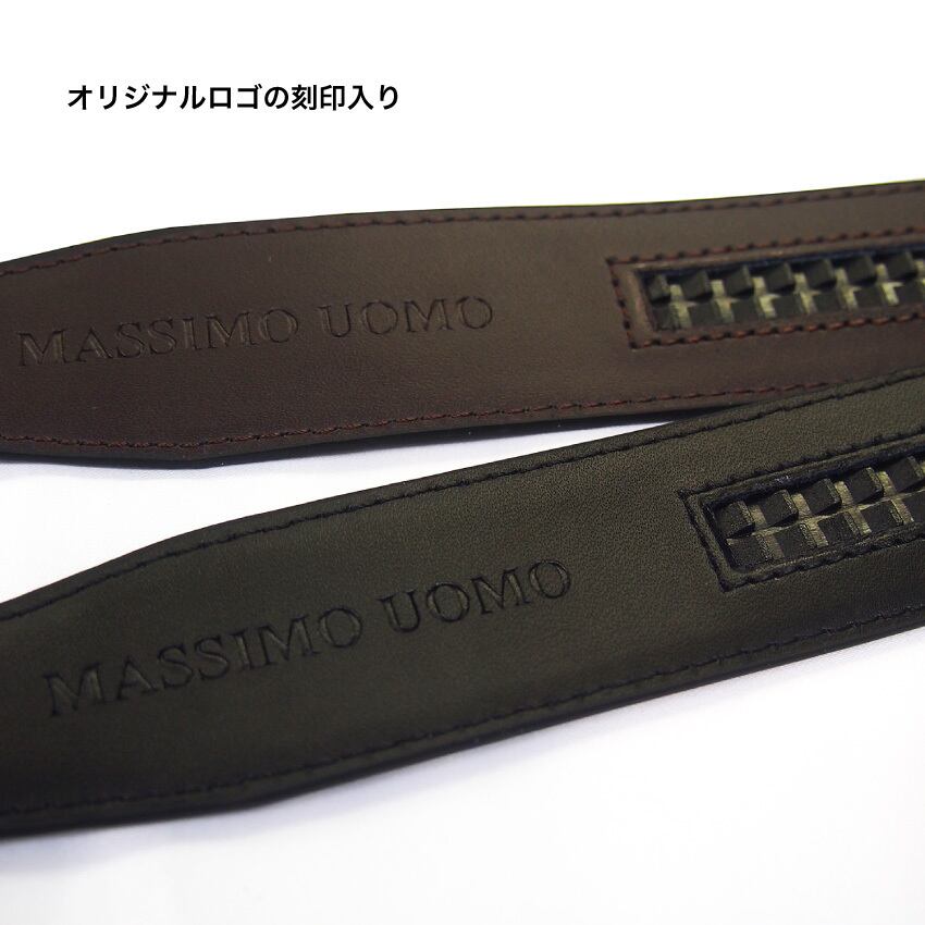 マッシモウォモ MASSIMO UOMO オートロック式 レザーベルトメンズ 革 マッシモウォモ MASSIMO UOMO オートロック式 レザーベルトメンズ 革