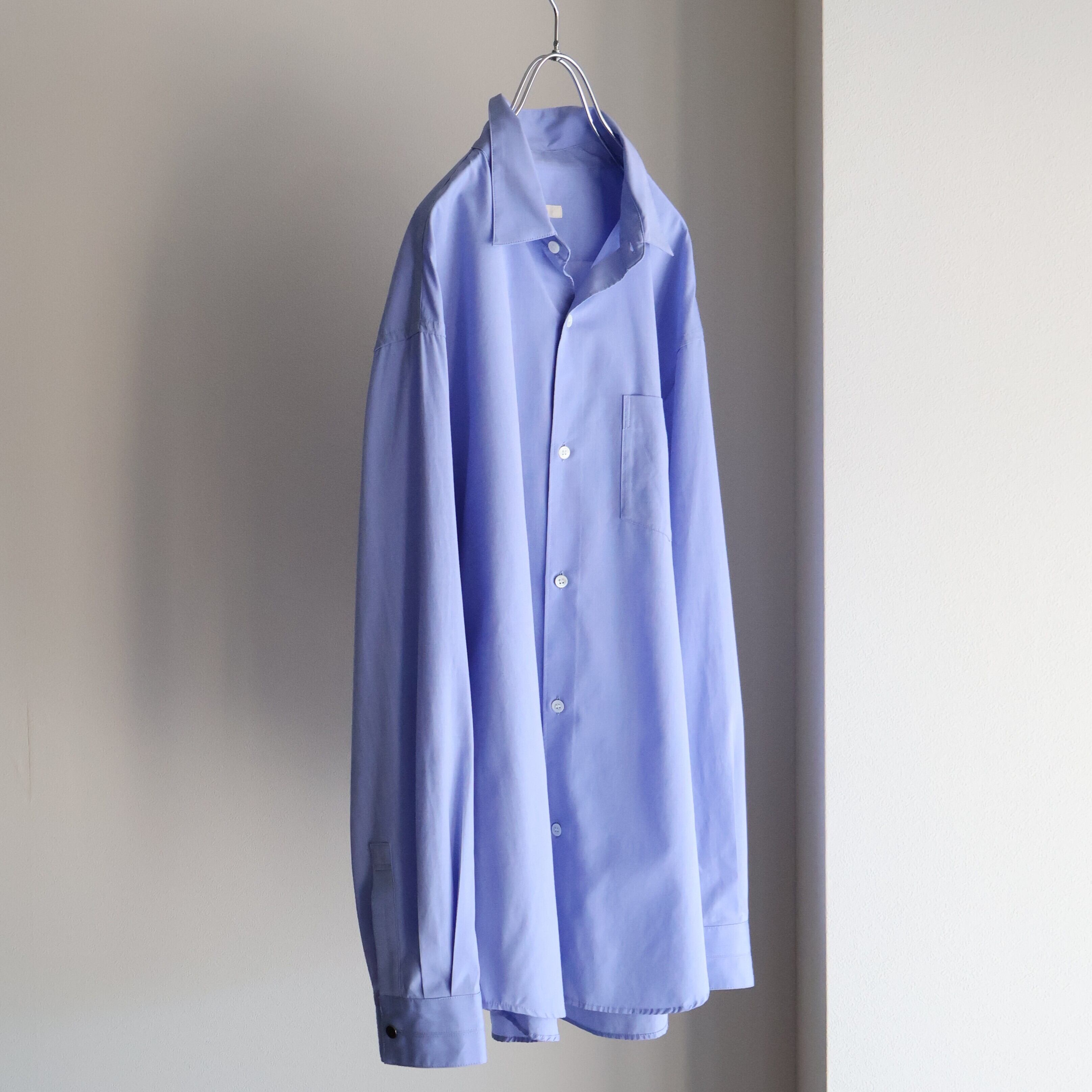 awasa “ regular collar shirt ( Blue )” | H.inch