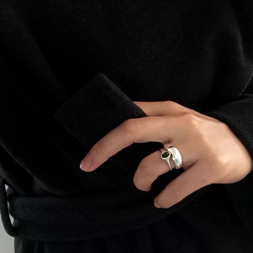 ☆SV925blackonyxringset☆ | chabiJewelry ☆SV925blackonyxringset☆ | chabiJewelry