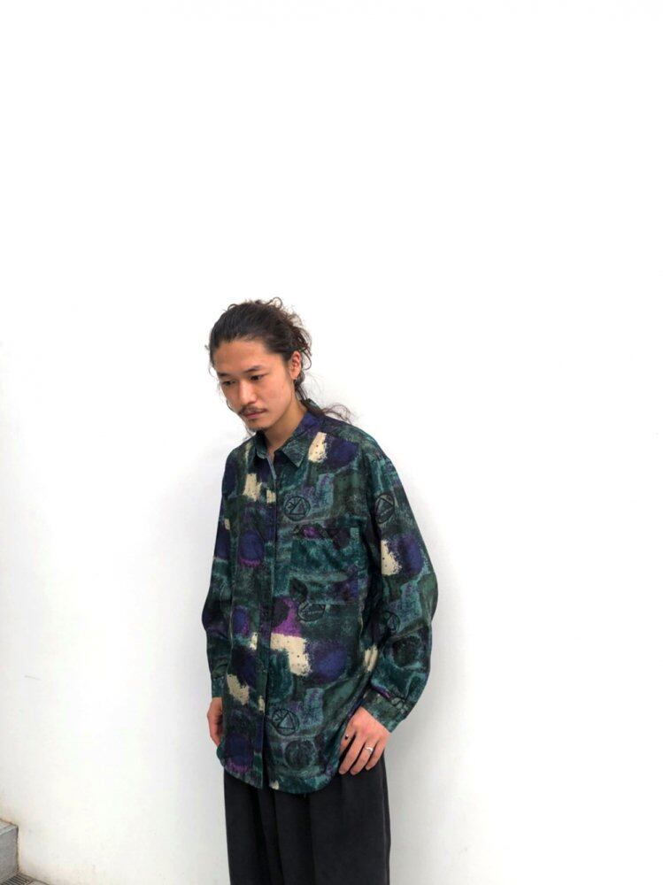 express silk shirt