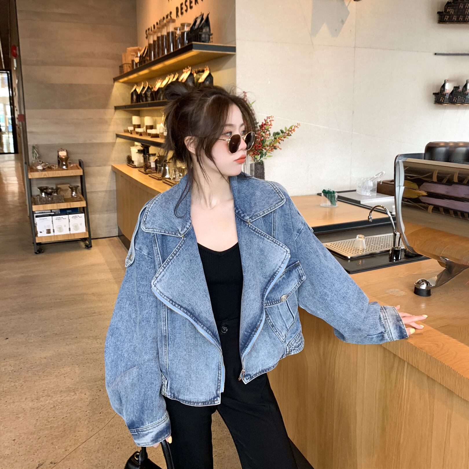 スプリングスタイルジャケット ルーズトップス 春物 6Du_Shop_Women11450477178