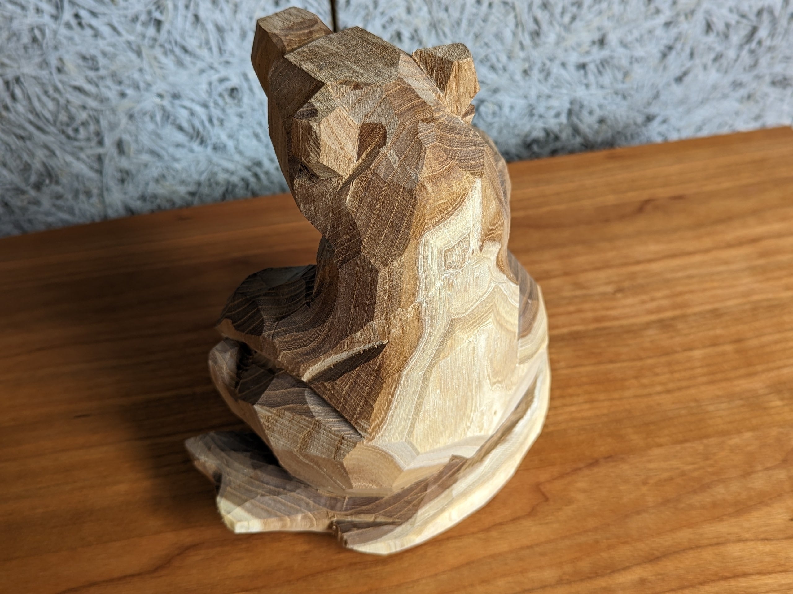 佐藤憲治 座りシャケボー #2 | 木彫りの熊 | inoya | Basic Life Store