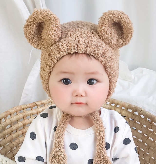ニット帽 帽子 耳付き ベビー 赤ちゃん 新生児 ニットキャップ 子供 キッズ 女の子 男の子 男児 女児 ユニセックス 男女兼用 人気 おすすめ かわいい 可愛い おしゃれ オシャレ プレゼント 贈り物 ギフト 出産祝い ベビーシャワー 誕生日 バースデー 0歳 1歳 2歳 韓国