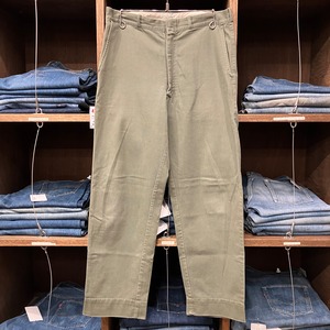 1960s VINTAGE COTTON PIQUE PANT