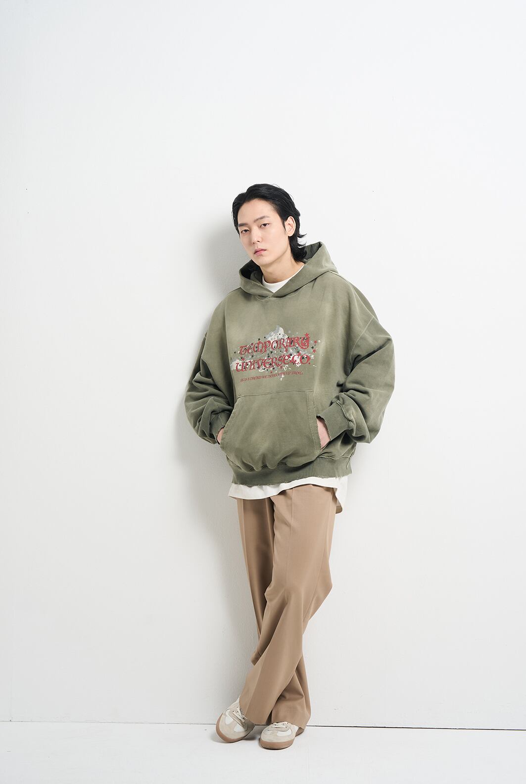 ☆ENHYPEN ニキ 着用！！【TEMPORARY UNIVERSE】Garment Dyed Vintage