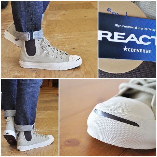 Converse コンバース ジャックパーセル サイドゴアスニーカー Jack Purcell Sidegore Rh Hi ジャックパーセルサイドゴア Bluelineshop
