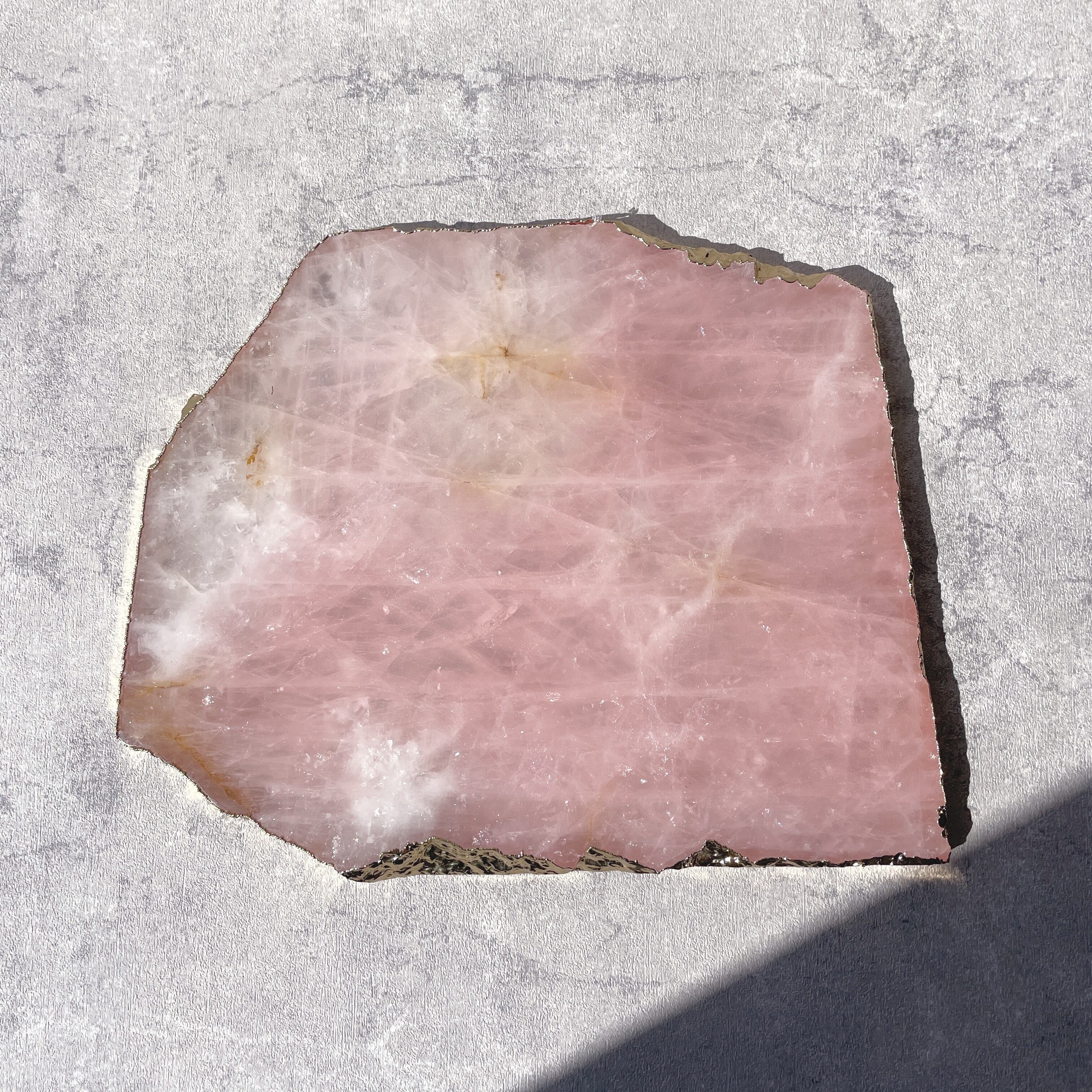 ローズクォーツプレート17◇Rose Quartz Plate◇天然石