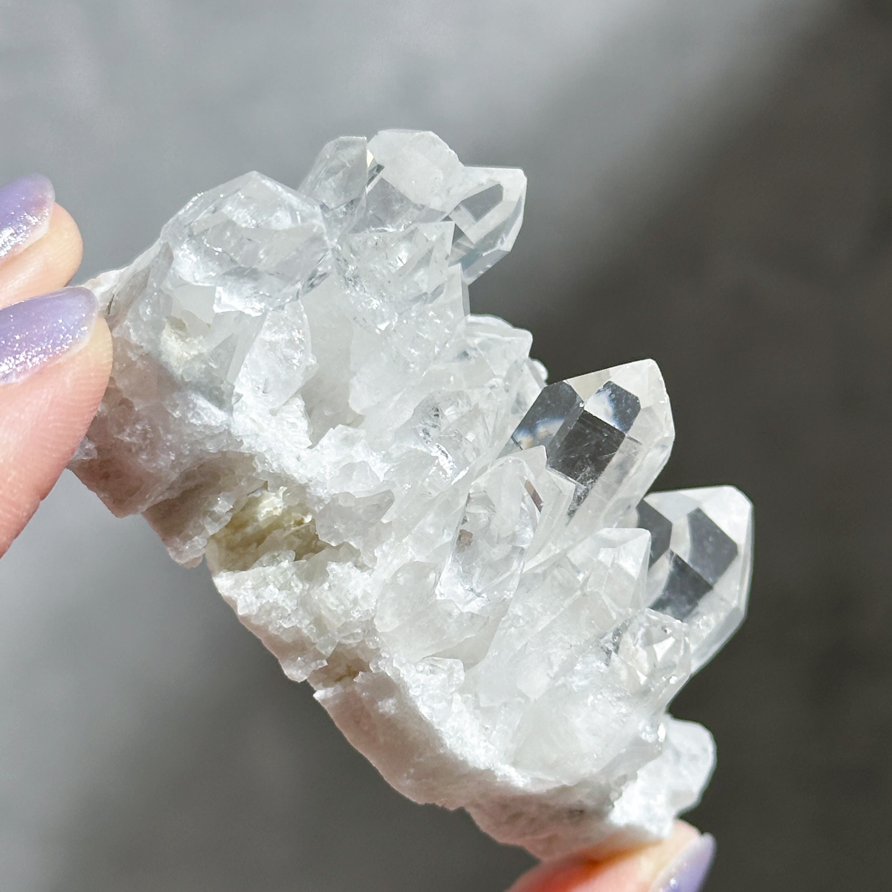 ゼッカ産水晶クリアクォーツ クラスター92◇ Clear Quartz From Zeca