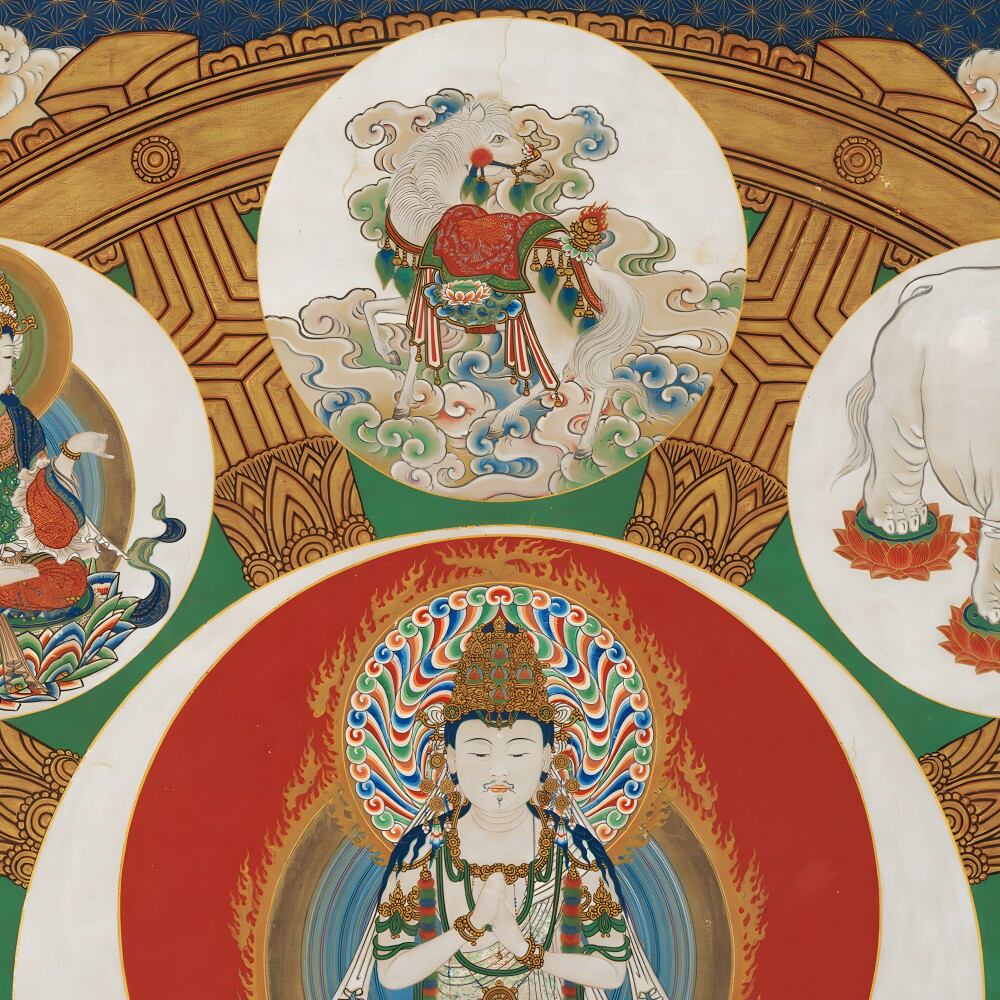 DP16【一字金輪曼荼羅】至高の功徳と宇宙の真理【神仏画】 No.DP16【一字金輪曼荼羅】至高の功徳 開運神仏画 | God Works