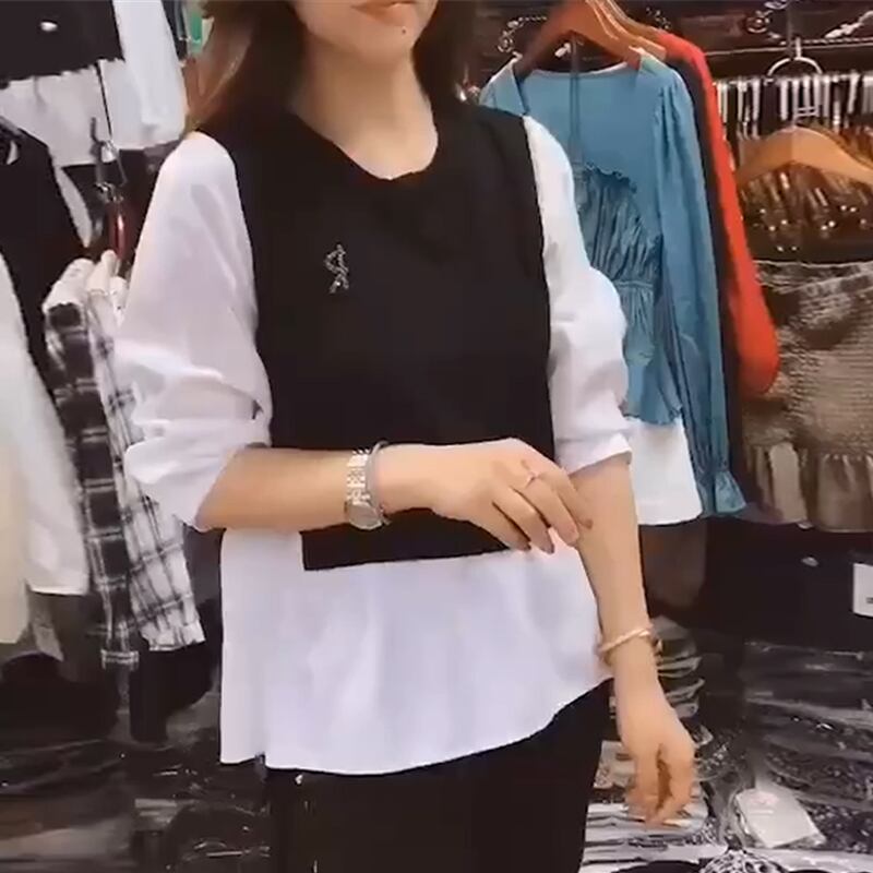 プラスサイズの女性の2020ファットシスターmm秋新しいルーズベリーカバートップバージョンは薄い半袖Tシャツでした ミックスインファッション9597940825