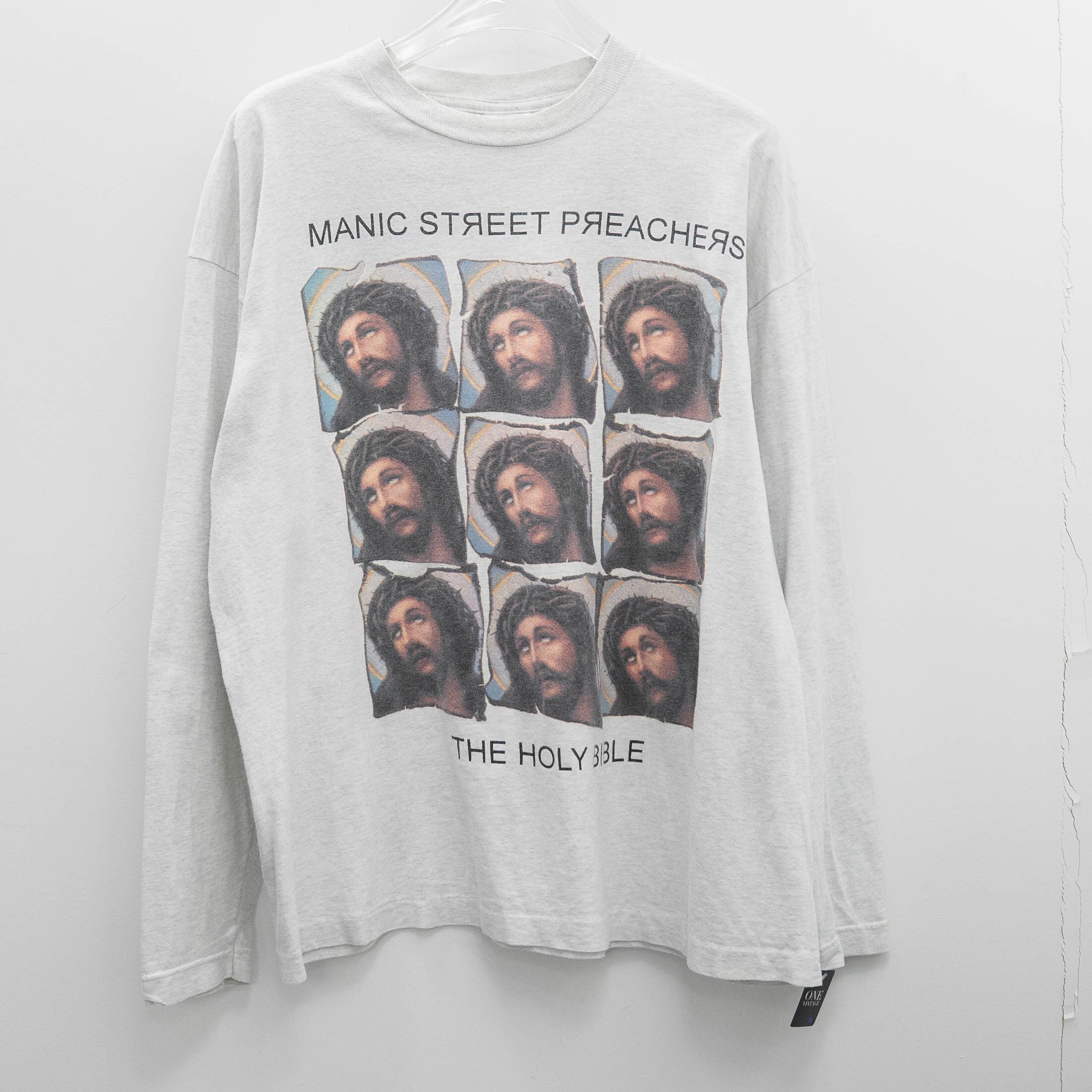 Manic Street Preachers " The Holy Bible L/S Grey " Screen Stars XL 【A4-355】
