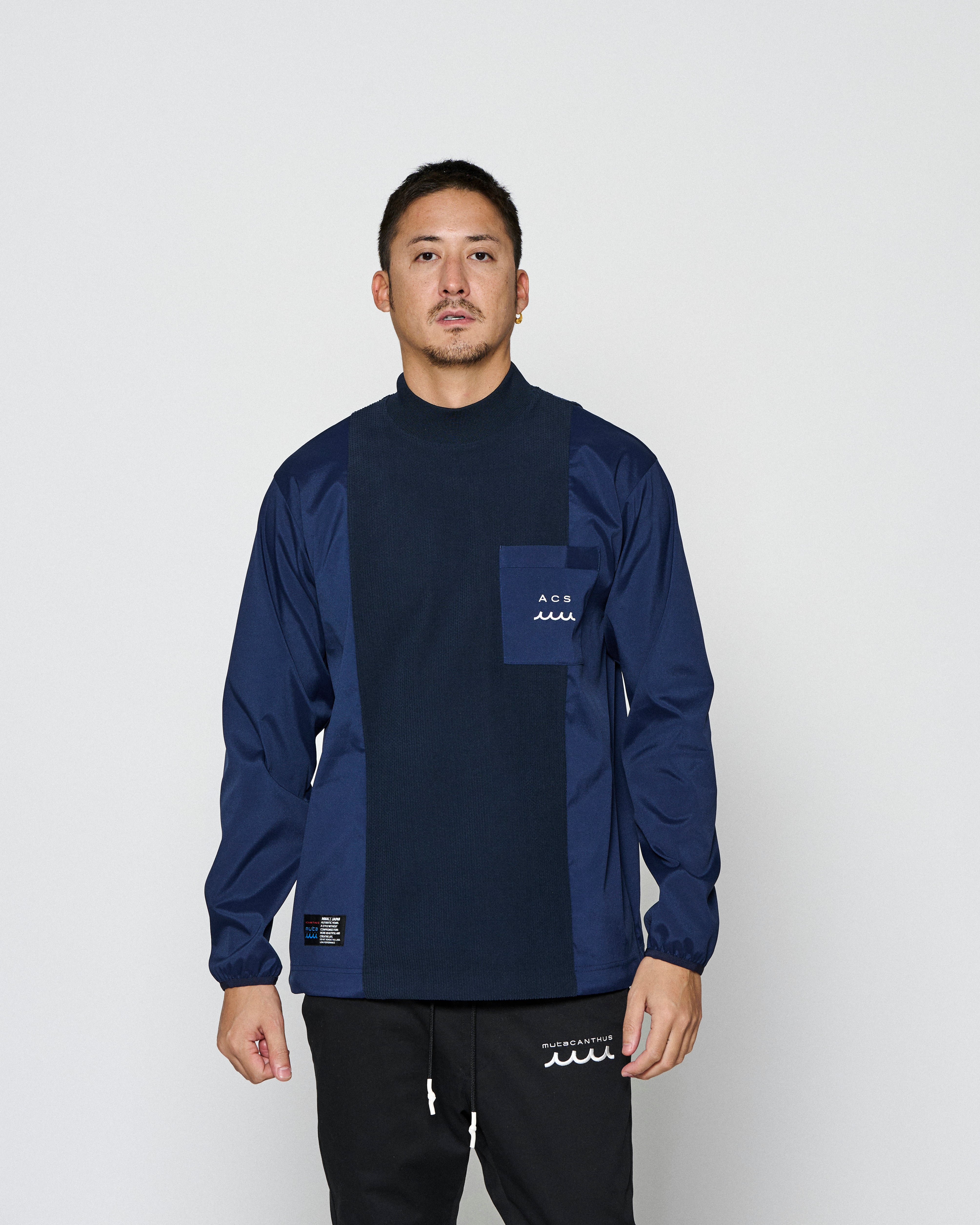 予約販売8月下旬～9月中旬入荷】muta MARINE × ACANTHUS モックネック