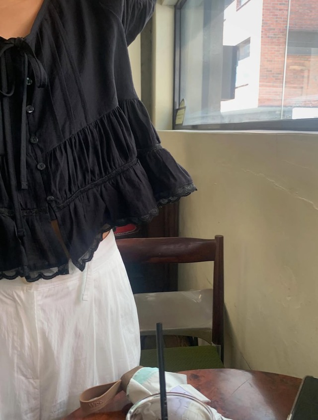 (LITER) sha sha blouse / 2color
