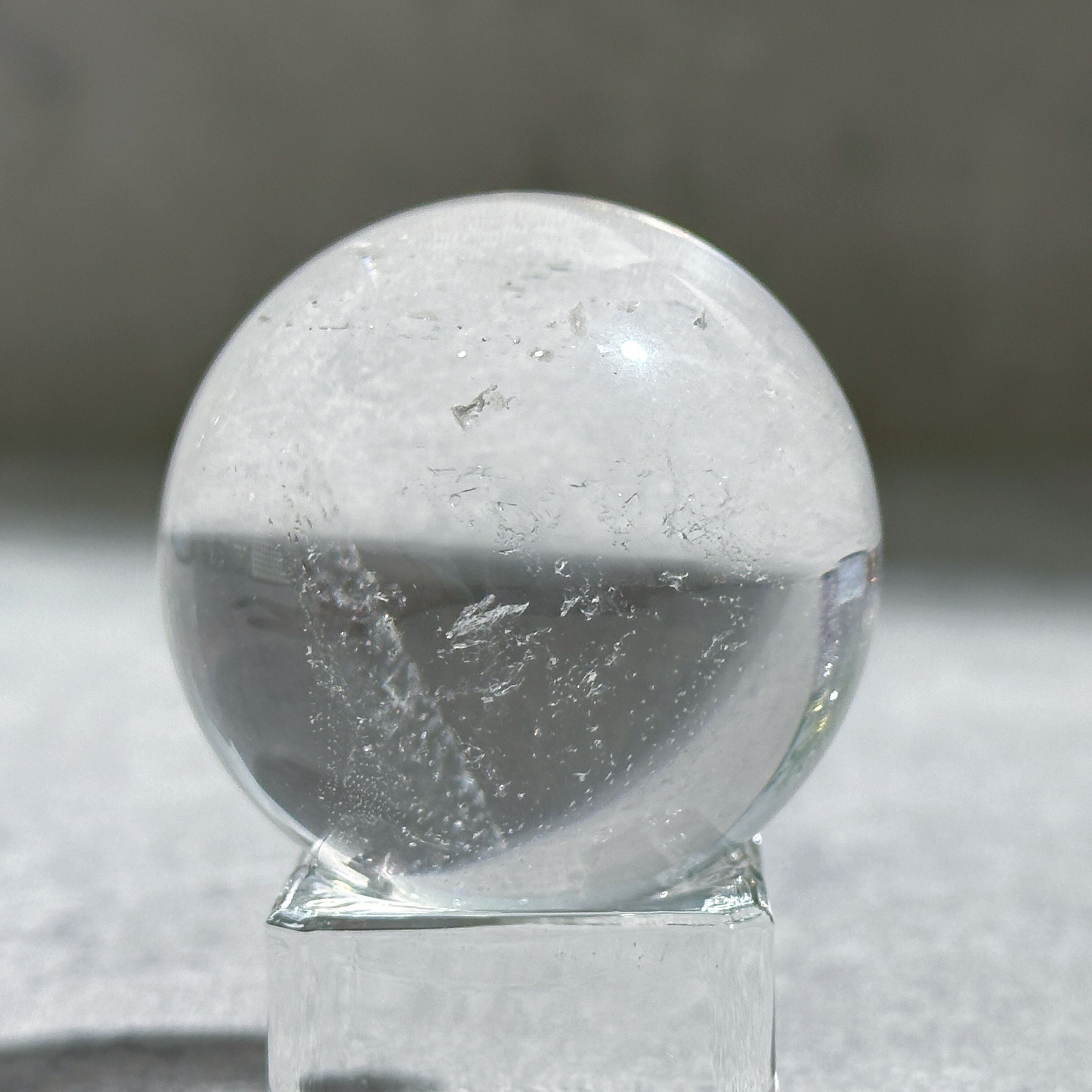 ピンククリアクォーツ　スフィア☆ スターローズクォーツ スフィア01◇Star Rose Quartz◇天然石・鉱物