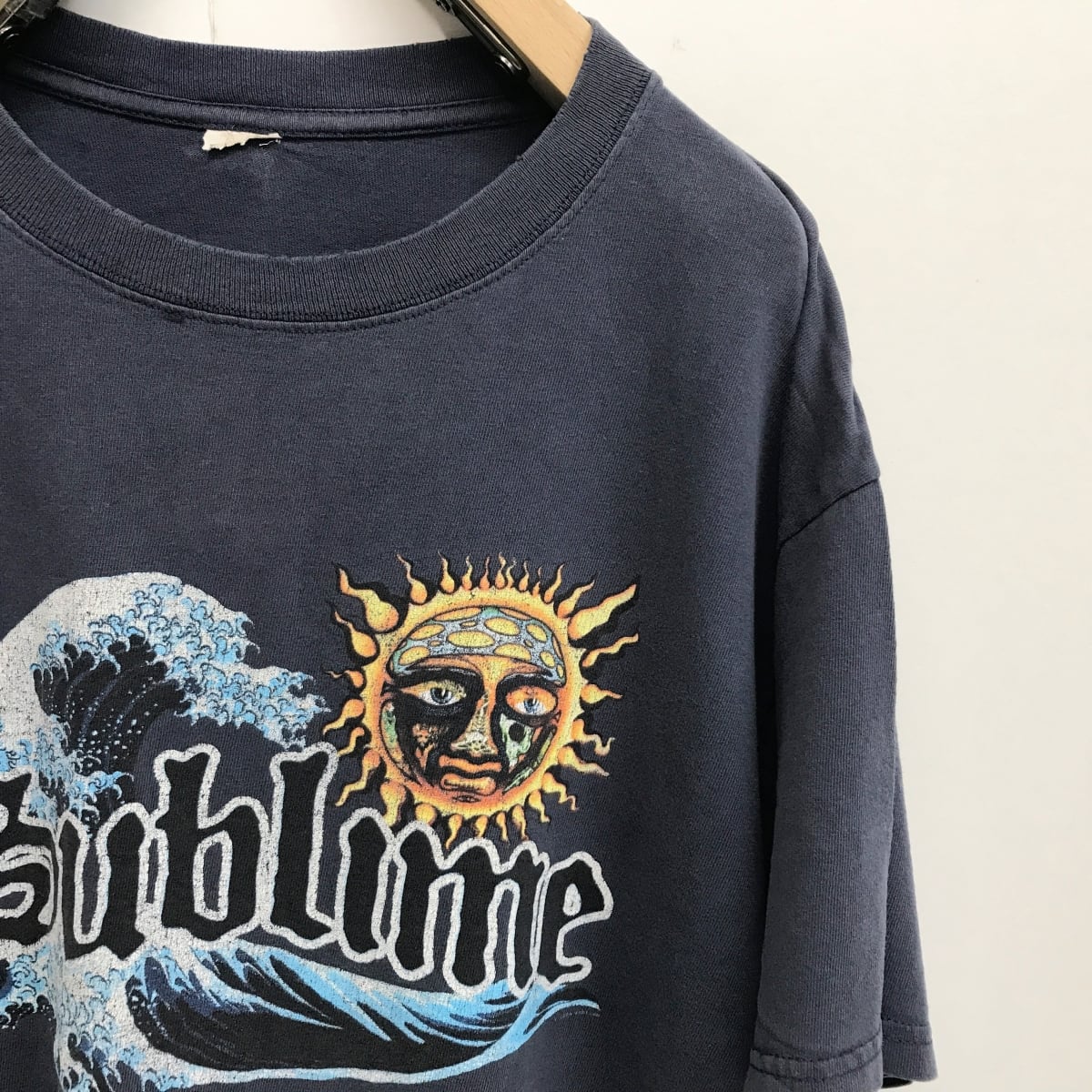 No2557 　Tシャツ　バンドT SUBLIME  好配色　ブラック　黒