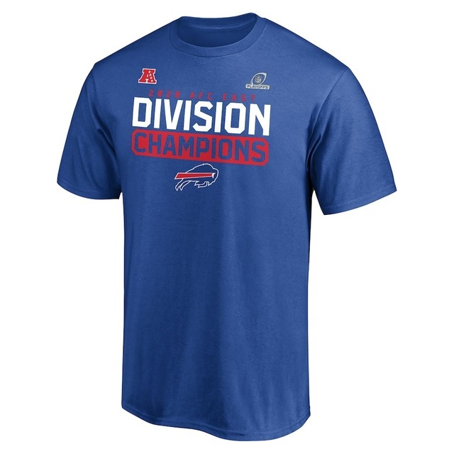 ビルズ Buffalos Bills NFL 2020 AFC東地区優勝記念 FANATICS Tシャツ Mサイズ