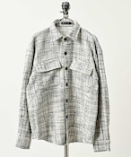 Revertical Tweed shirt (WHT) RV9179