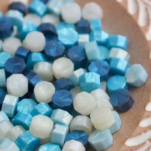 【New】シーリングワックス Aquamarine mix【35g】