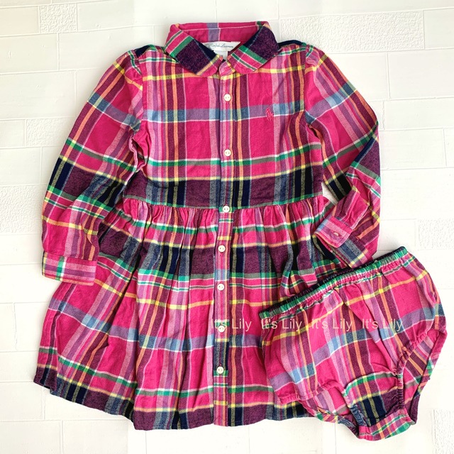 【90cm】ベビー（女の子）ワンピース