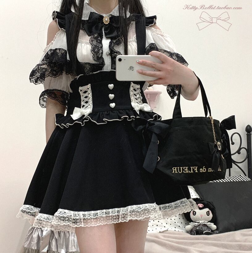 ゆめかわ♡全3カラー 量産型ハートボタンスカート suka11 | ゆめ ゆめかわ♡全3カラー 量産型ハートボタンスカート suka11 | ゆめ