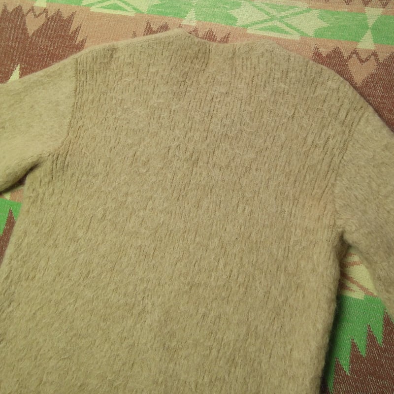 60s McGREGOR Powder Snow V-Neck Mohair Sweater （M）