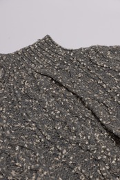 Fancy Ribbon Back Open Aran PO Knit