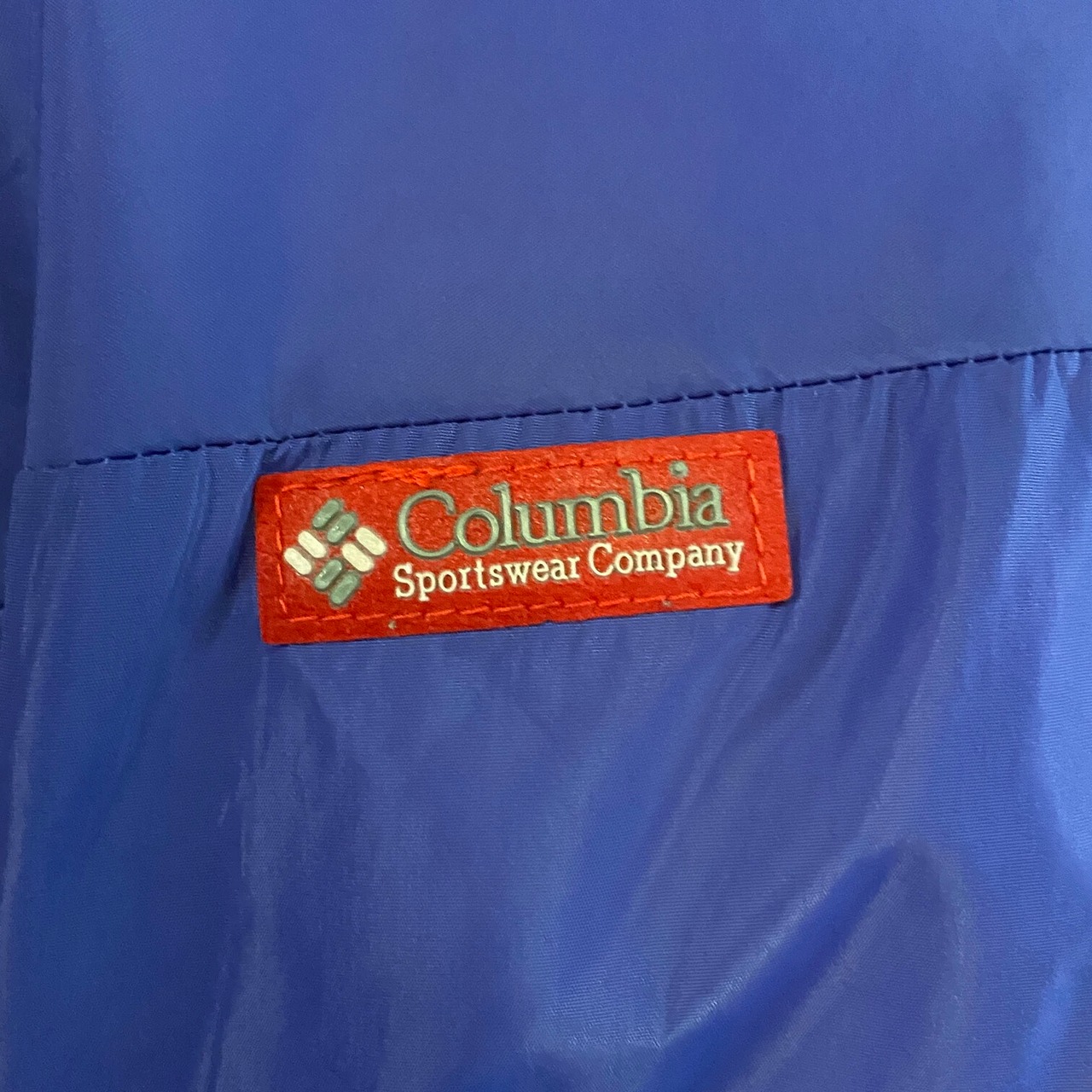 80年代 Columbia コロンビア リバーシブル ナイロン ダウンジャケット 