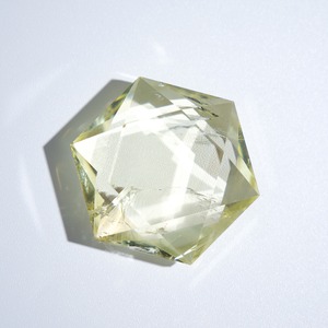 シトリン 黄水晶 / 六芒星 六角形 ヘキサグラム ヘキサゴン