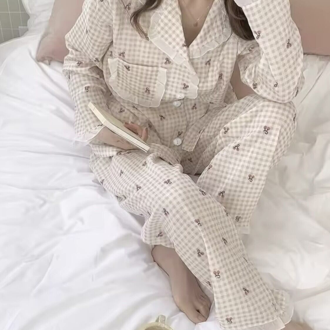 チェリーフリルパジャマ