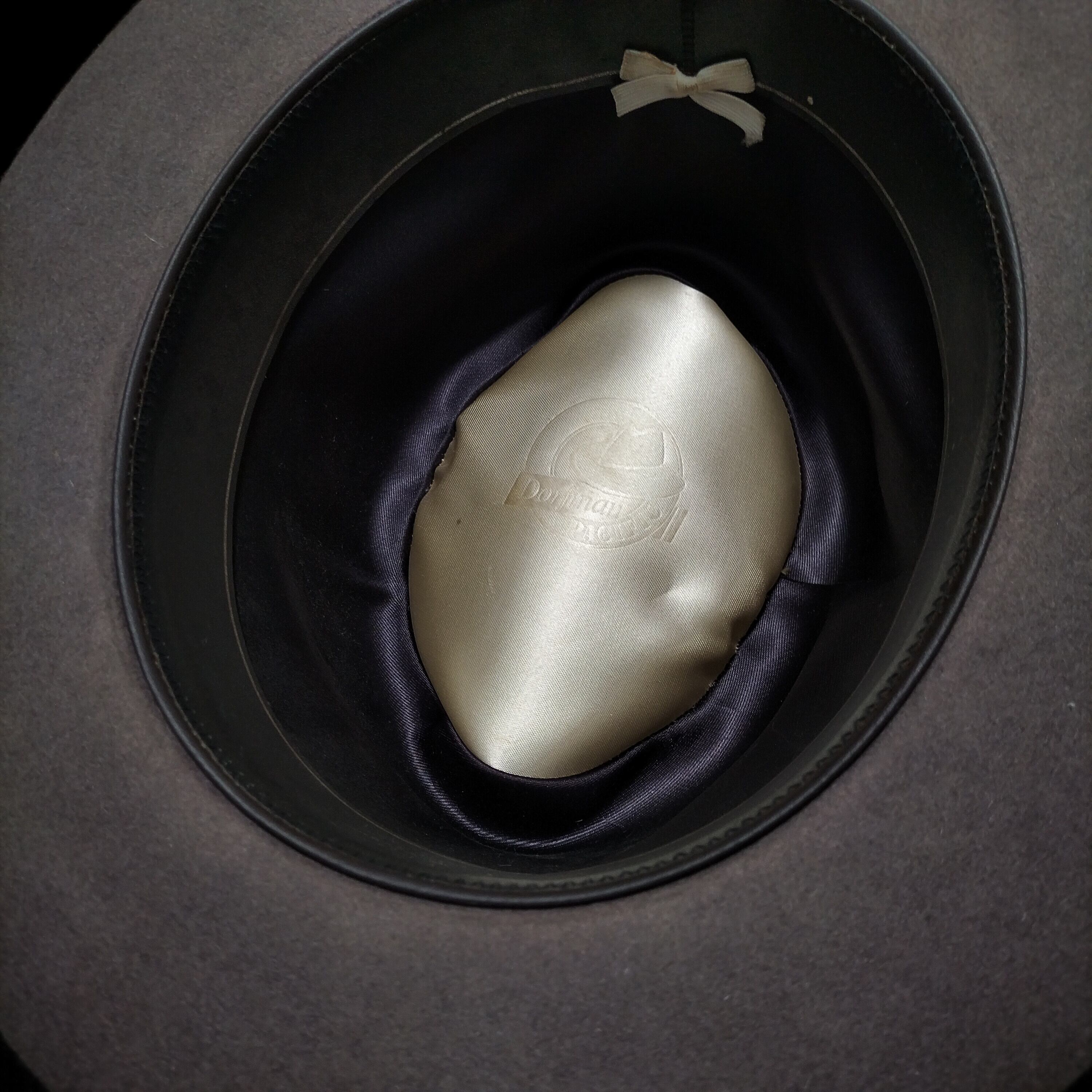Vintage Grey Felt Homburg Hat | Antico