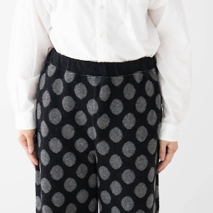 プリット prit ウールパイルドットジャガード リラックスパンツ(P90608)全2色