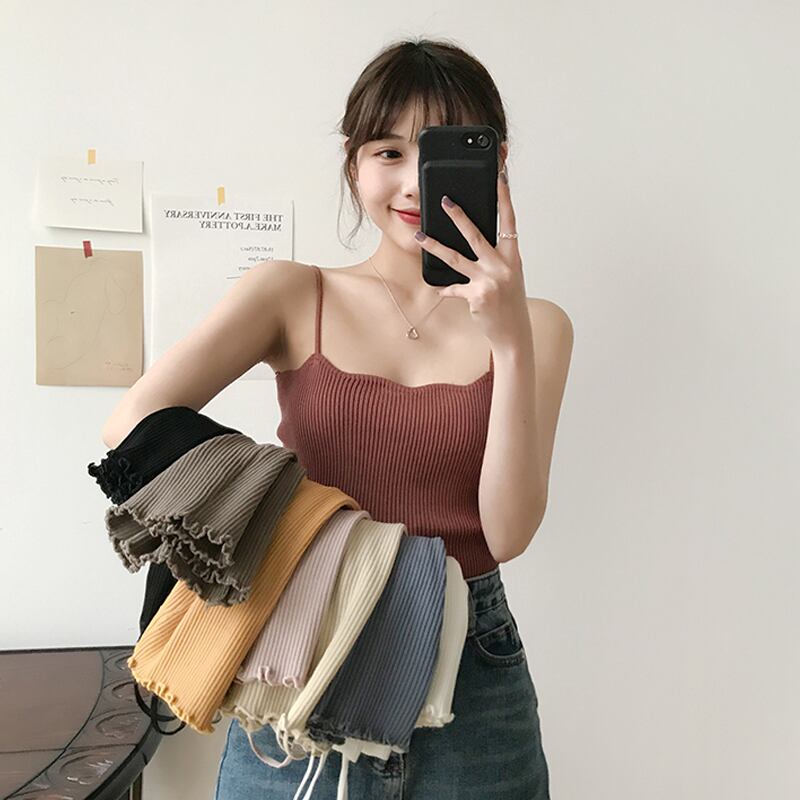 スタンダードスプリングニット レトロ 春物 試着室6231049473