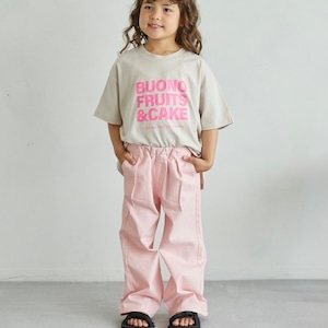 Undeny. Buggy Denim Pants【110-160cm】Pink