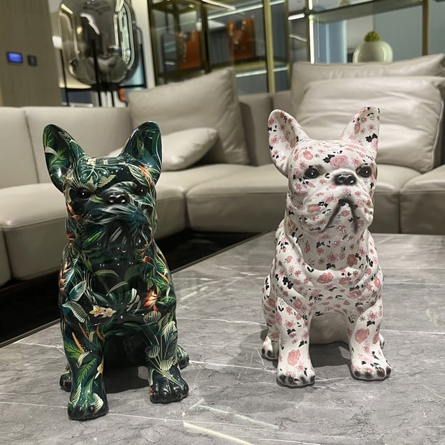 カラフルな犬の置物 | Russel 海外インテリアセレクトショップ