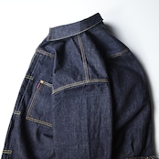 INTÉRIM / WASH HEAVY KIBATA SHUTTLE HYPER BIG WWII "1ST" DENIM JACKET