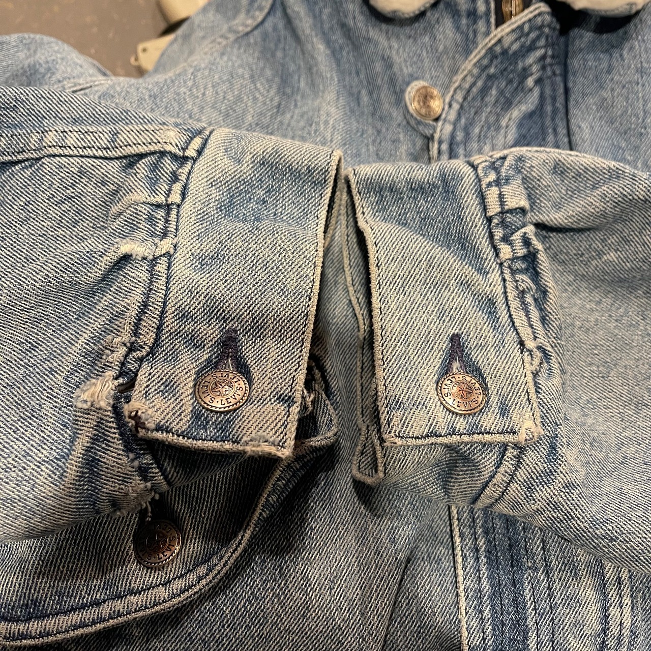 80s Levis Denim Boa Jacket | VOSTOK