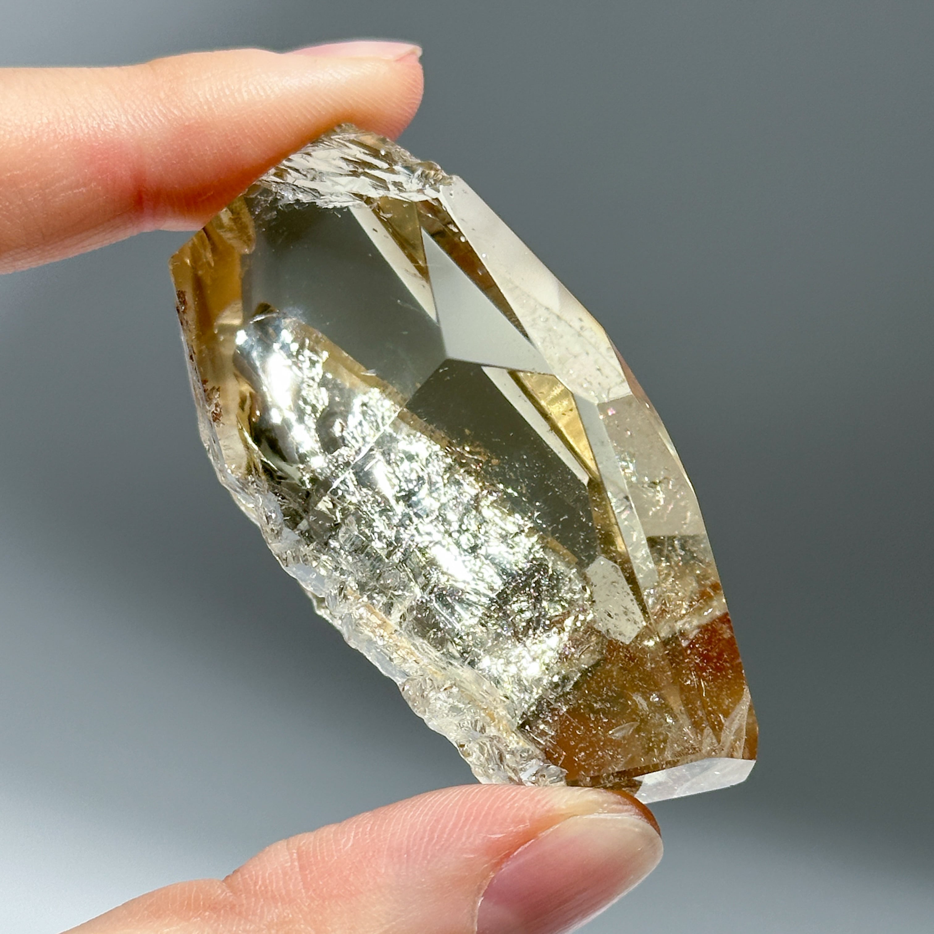 シトリン　フリーフォーム　5.4㎝　虹　非加熱　Citrine 天然石 シトリン フリーフォーム 5.4㎝ 虹 非加熱 Citrine 天然石